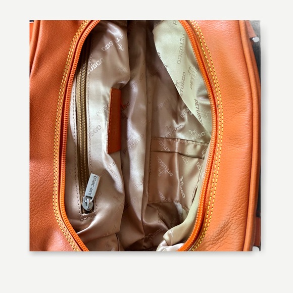 PETUSCO Genuine Leather Handbag Made in Spain - Picture 2 of 11